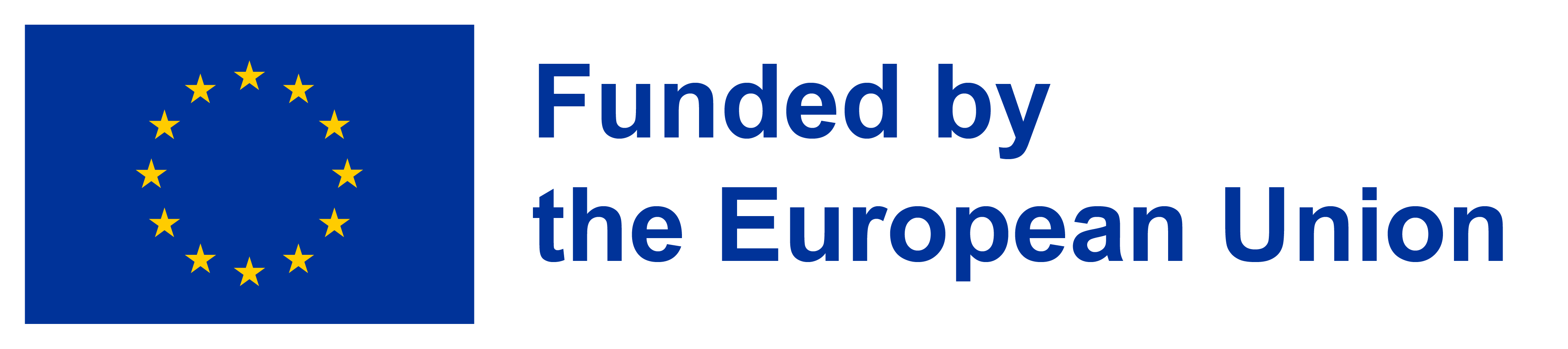 European Union logo with text: Funded by the European Union.
